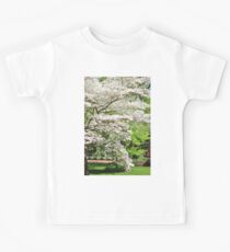 Dogwood Tree - Colors in Nature Background - Purest of them All Kids Tee