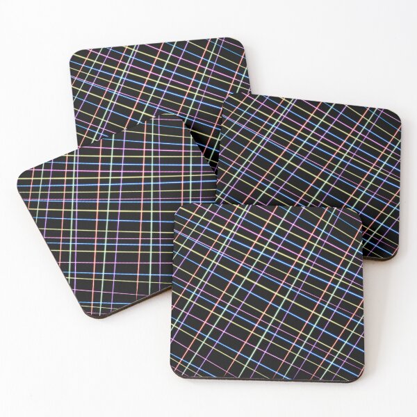 Item preview, Bright Multicoloured Criss Cross Line Pattern - Christmas designed and sold by jolabrese.
