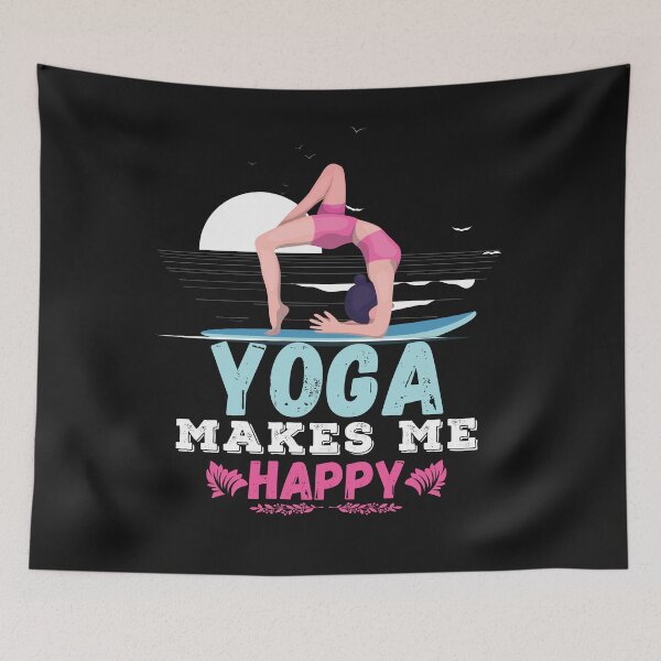 Item preview, Yoga and Happiness :Yoga sayings designed and sold by remonss.