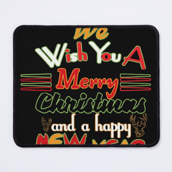 Item preview, we wish you a merery christmes and happy new year designed and sold by Usatazon on.