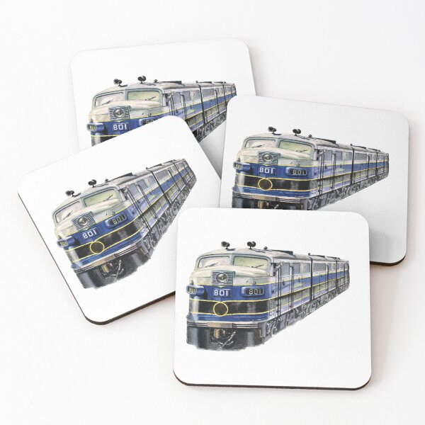 Item preview, Railway USA trains railway illustration sticker railway designed and sold by frikitren.