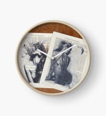 hand made prints Clock