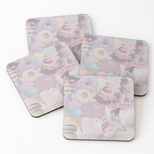 Item preview, Pastel Rainbow Collage Of Desserts designed and sold by ColorZoo.