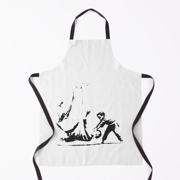 Artikelvorschau, at last banksy shoulder throw judo in ukraine black and white entworfen und verkauft von TZZ014.