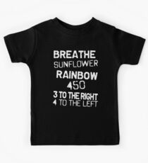 Breathe Sunflower Rainbow Kids Tee