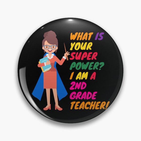 Item preview, 2nd Grade Teacher Superhero designed and sold by superteachers.