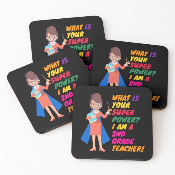 Item preview, 2nd Grade Teacher Superhero designed and sold by superteachers.