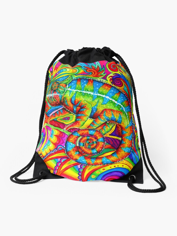 SIDE POUCH - TRIPPY FISH ROSE | YKRA