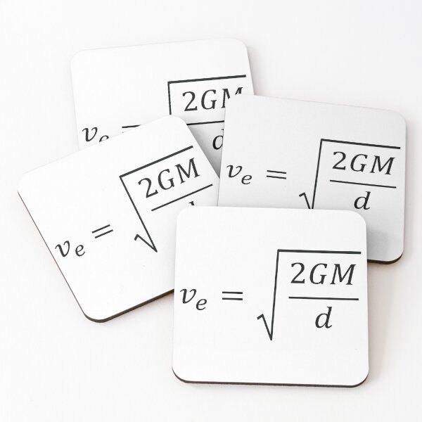 Item preview, Escape Velocity, fundamental equation of space exploration designed and sold by ScienceCorner.