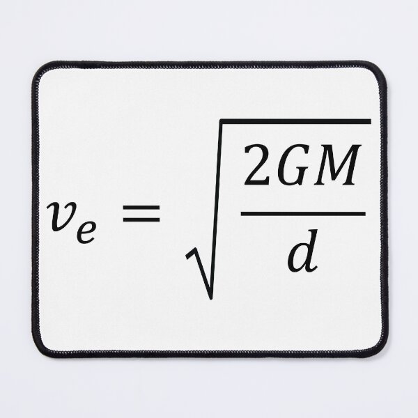 Item preview, Escape Velocity, fundamental equation of space exploration designed and sold by ScienceCorner.