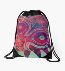 Watercolored Majora Drawstring Bag