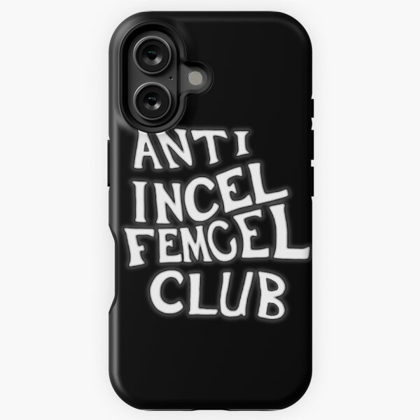 Vista previa del artículo con la obra «Club Femcel Anti Incel», diseñado y vendido por Soaked-N-Bleach.