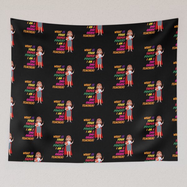 Item preview, 2nd Grade Teacher Superhero designed and sold by superteachers.