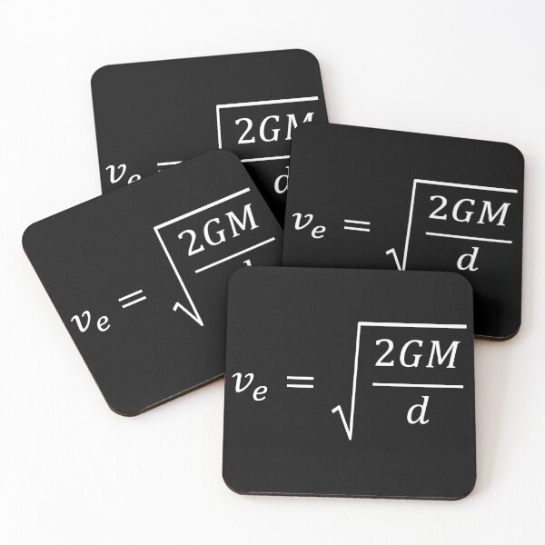 Item preview, Escape Velocity, fundamental equation of space exploration designed and sold by ScienceCorner.