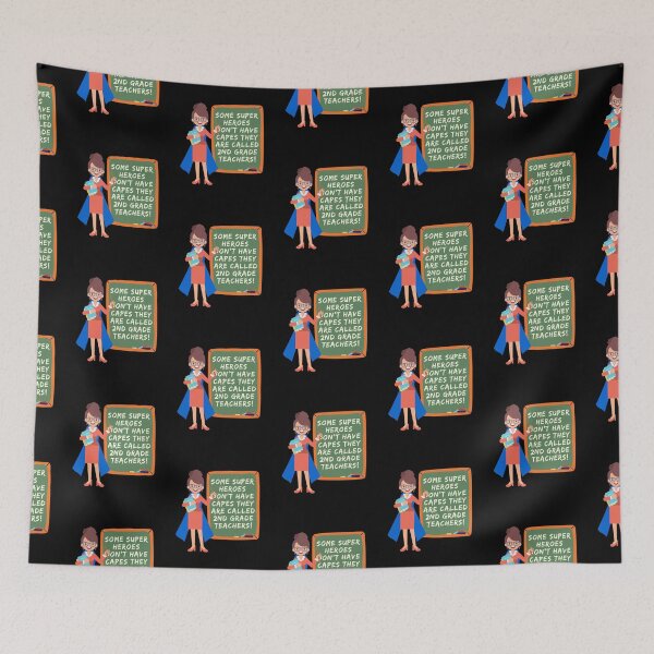 Item preview, 2nd Grade Teacher Superhero designed and sold by superteachers.