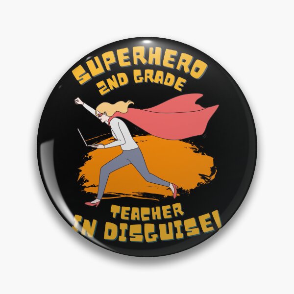Item preview, 2nd Grade Teacher Superhero designed and sold by superteachers.