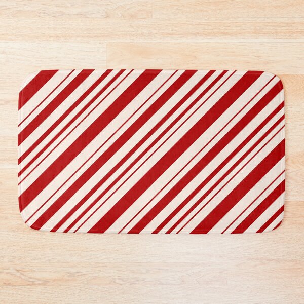 Item preview, Red and White Stripe Pattern | Christmas Stripes |Diagnonal Line Pattern designed and sold by Denefie.