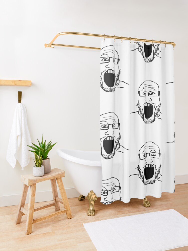 Markiplier Soyjak&quot; Shower Curtain for Sale by Rolf1 | Redbubble