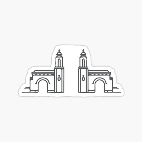 Indiana Sample Gates Sticker