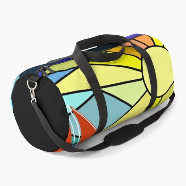 Item preview, Geometric colorful pattern - boat on the sea designed and sold by AlinaSCorner.