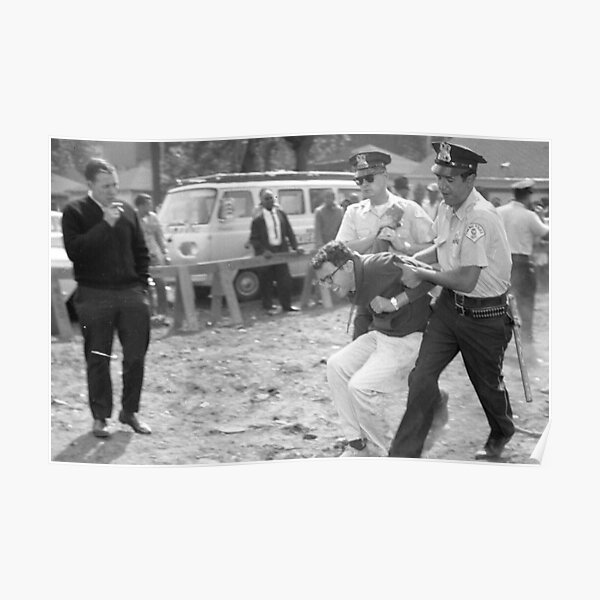 Feel The Bern - Bernie Sanders Black and White Protest Print Poster