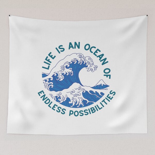 Item preview, Life Is An Ocean Of Possibilities designed and sold by LiToDesignCo.