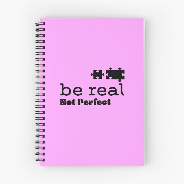 Item preview, Be Real Not Perfect Design designed and sold by CyberneticTees.