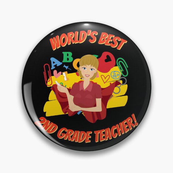 Item preview, 2nd Grade Teacher Superhero designed and sold by superteachers.