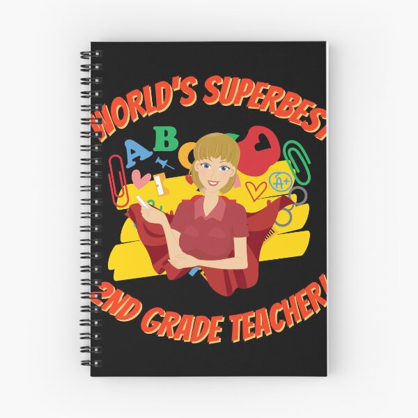 Item preview, Best 2nd Grade Teacher Superhero designed and sold by superteachers.
