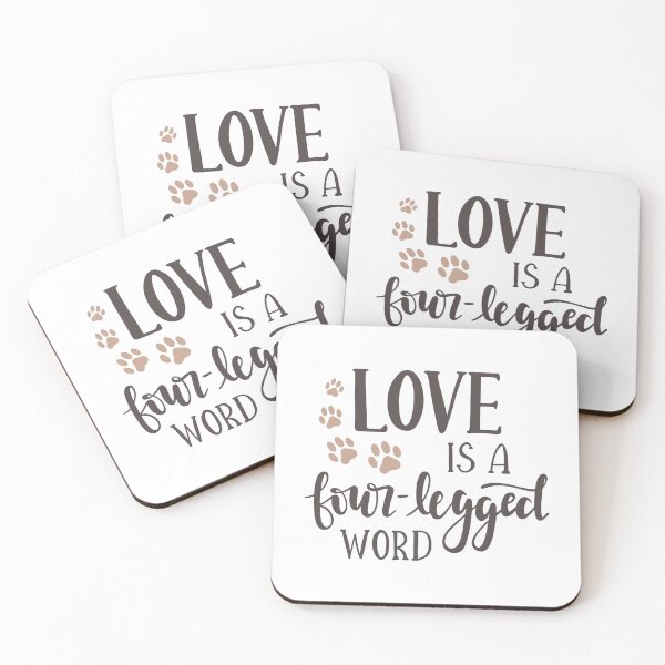 Item preview, Love Is A Four Legged Word designed and sold by SpotWarehouse.