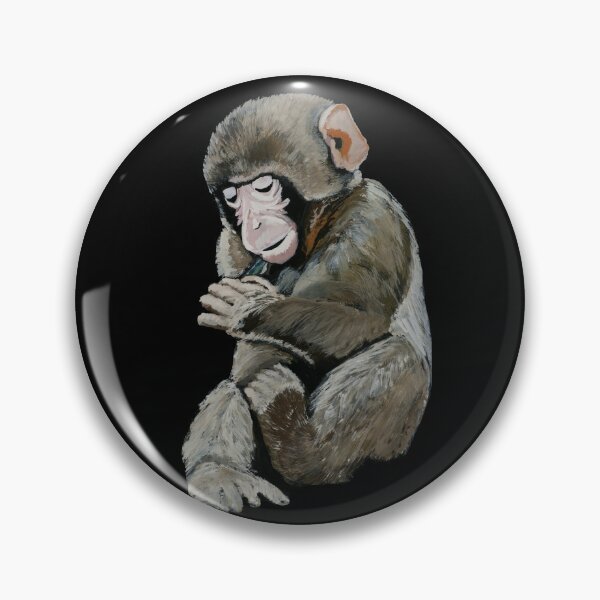 Item preview, Baby Monkey | Watercolor Art by Sulazen designed and sold by SULAZEN.