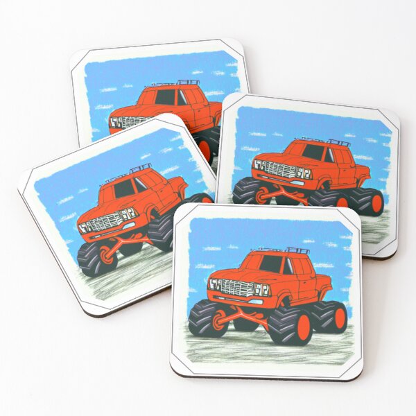 Item preview, Red Monster Truck designed and sold by India2022.