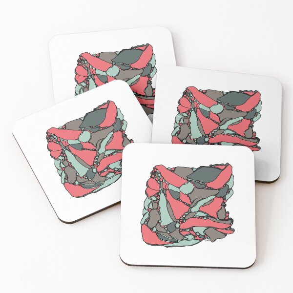 Item preview, Abstract chipboard background (gray red white background) designed and sold by MentaLee.