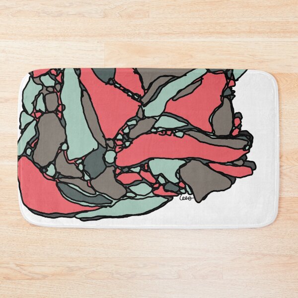 Item preview, Abstract chipboard background (gray red white background) designed and sold by MentaLee.