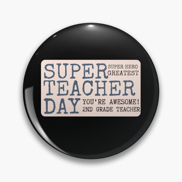 Item preview, Superhero Second Grade Teacher Appreciation designed and sold by superteachers.