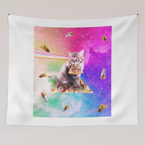 Item preview, Outer Space Pizza Cat - Rainbow Laser, Taco, Burrito  designed and sold by SkylerJHill.