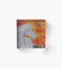 Guiding Horse Acrylic Block