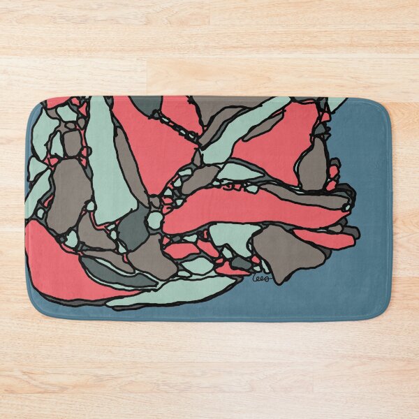 Item preview, Abstract chipboard background (grey red gray blue background) designed and sold by MentaLee.