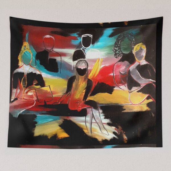 Item preview, Coworkers by Charlotte VanRoss  designed and sold by Charlotte VanRoss fine art.