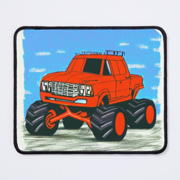 Item preview, Red Monster Truck designed and sold by India2022.