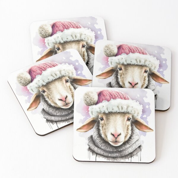 Item preview, Sheep in winter hat designed and sold by BexStix.