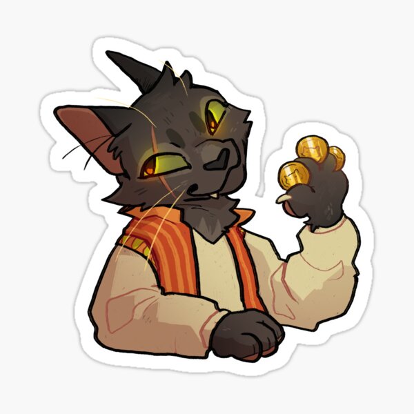 Item preview, Dabloon Cat! designed and sold by bugsthedragon.