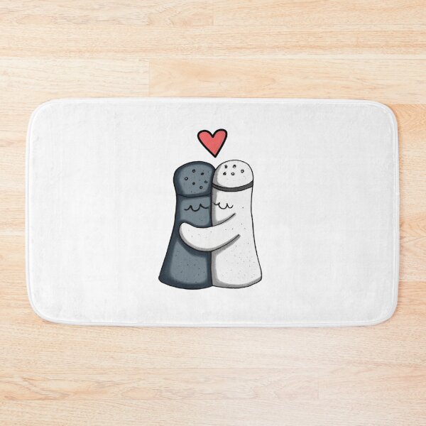 Item preview, Salt and Pepper Hugging Love : Funny illustration designed and sold by EnzoVectorism.