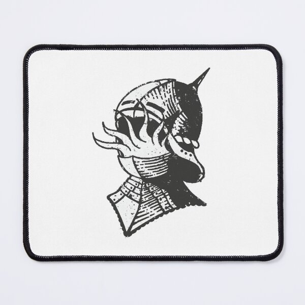 Item preview, Fire Knight - Medieval Etching Style designed and sold by BadamInk.