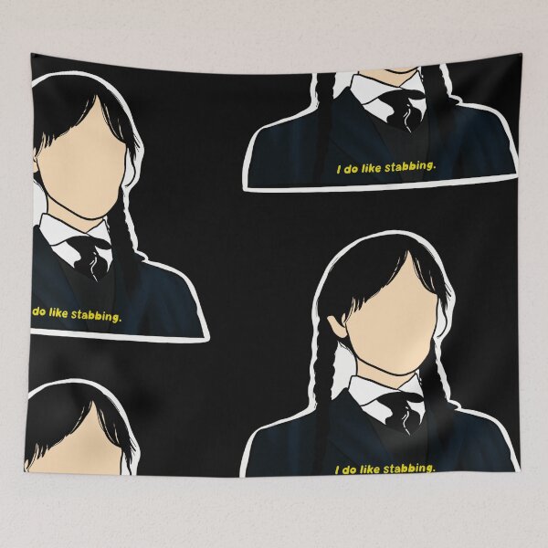 Item preview, Wednesday "I do like stabbing"  Addams designed and sold by notastranger.