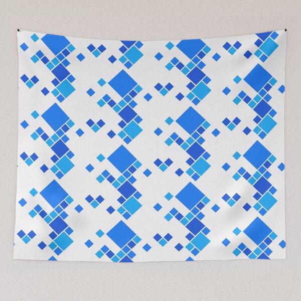 Item preview, Blue squares on white designed and sold by EzMal.