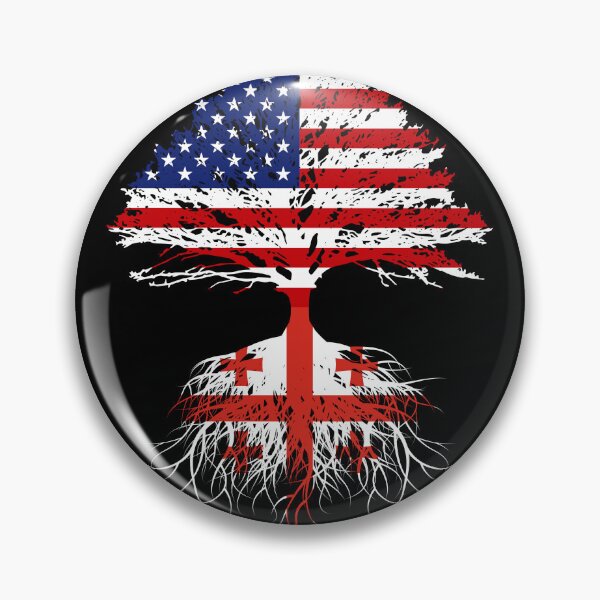 Item preview, Georgia Georgian Roots  Georgia USA Flags US Naturalization Ceremony Christmas Gift Men Women Family Friends designed and sold by maindeals.