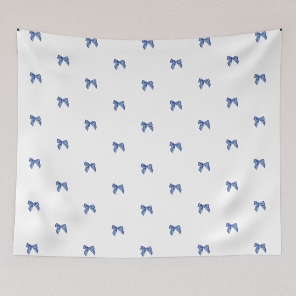 Item preview, Bow - blue marbled colorized version designed and sold by SylvieG18.