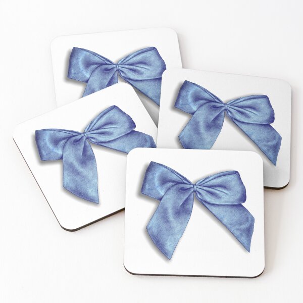 Item preview, Bow - blue marbled colorized version designed and sold by SylvieG18.