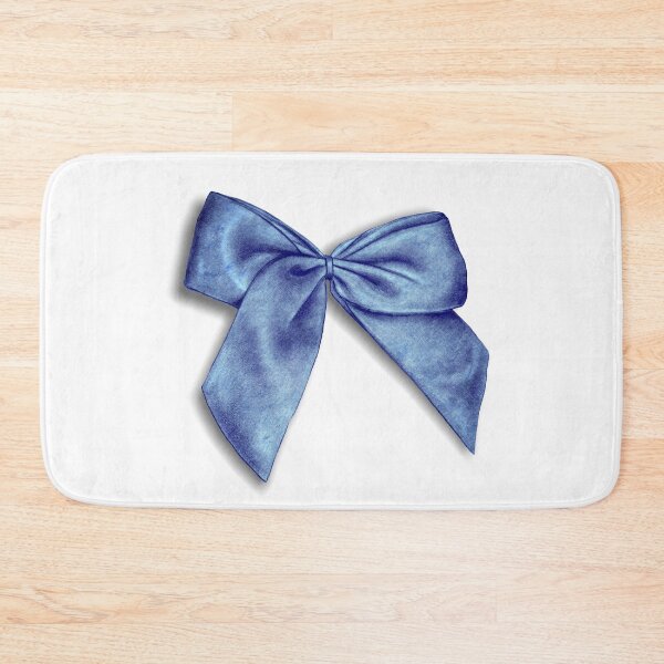 Item preview, Bow - blue marbled colorized version designed and sold by SylvieG18.